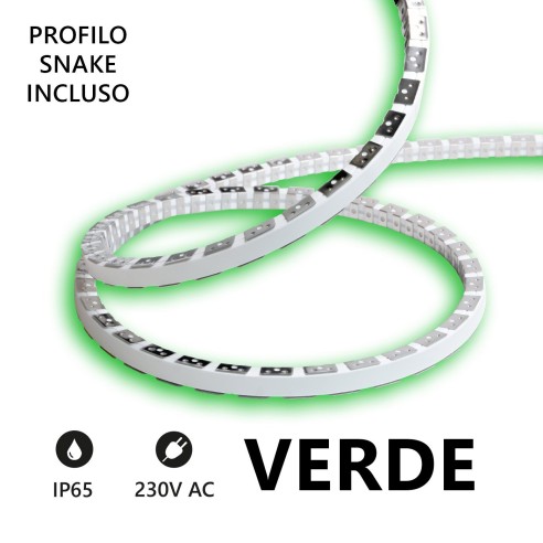 Tira LED Snake Flex 20m, IP65, 230V...