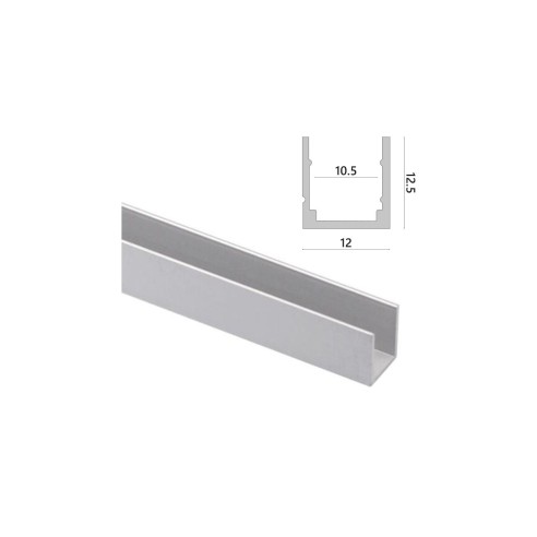 Profilé aluminium extrudé pour bandes...