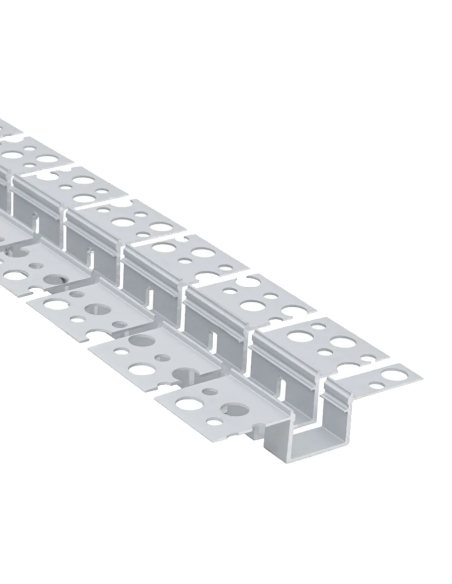Flexible Snake Flex profile, recessed for plasterboard, 2 metres - AlcaPower ALU-CG09