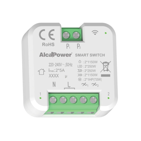 Dual-Kanal Wi-Fi Smart-Schalter...