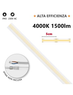 Striscia LED HEM IP65 milky... 2