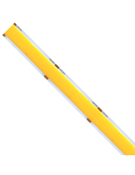 Tira LED COB de superficie, 5 metros, IP20, 24V, 25 W/m, 2600 lm/m