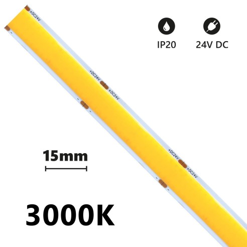 Tira LED COB de superficie, 5 metros,...