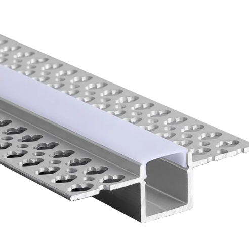 Aluminium profiel voor gipsplaat met...