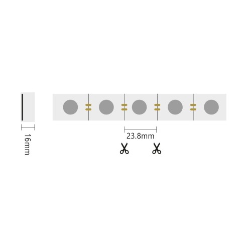 Wall Washer LED IP65, 5 metri, 24V,...