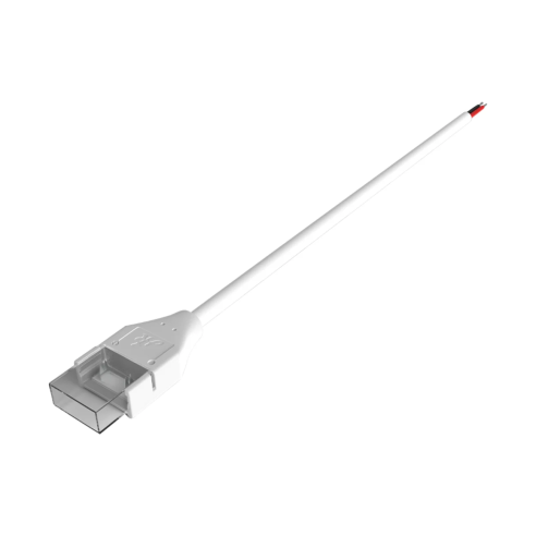 Cable with connector and stripped...
