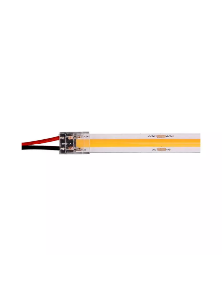Connettore rapido, con cavo, 2 pin, per strip led COB 8mm - V-TAC 2663