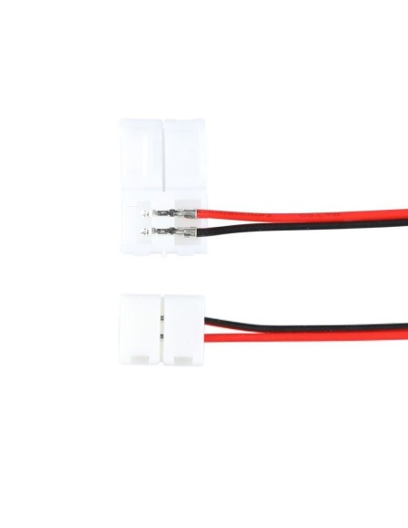 Connecteur rapide intermédiaire avec câble, 2 broches, pour barrettes de LED SMD3528 - V-TAC 3500