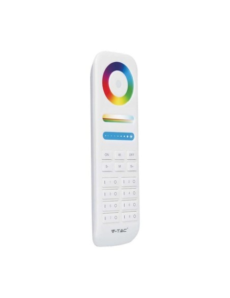 Fernbedienung für LED-Streifen, 8 Zonen, weiß - V-TAC VT-2438 2921