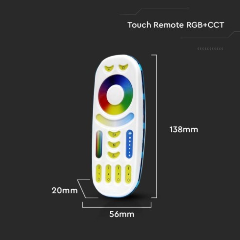 Remote control for LED strip, RGB +...