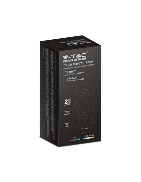Télécommande pour bande LED, RVB, blanche - V-TAC VT-2442-W 2923