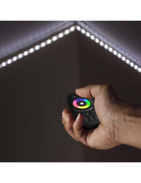 Radiocomando per strip led, RGB, nero - V-TAC VT-2442-B 2924