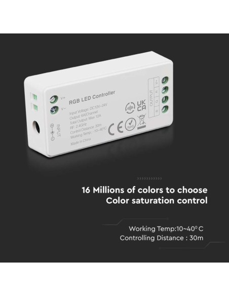 WiFi-Controller für LED-Streifen, 1 Farbe - V-TAC VT-2431 2911