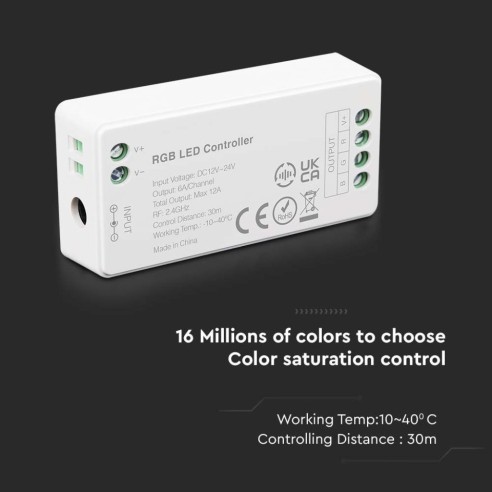 Contrôleur WiFi pour bandes LED, RGB...