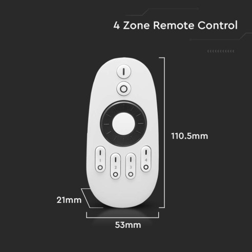 Télécommande pour bande LED, 4 zones,...