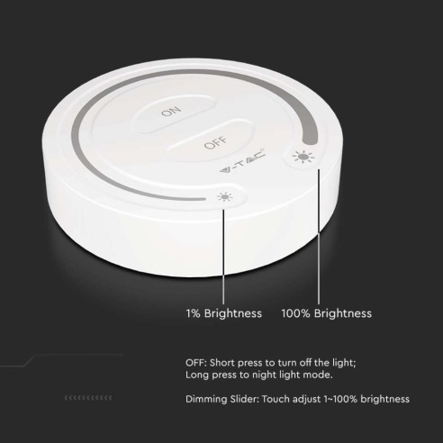 Touch button for LED strips, with...