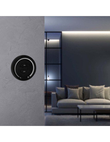 Bouton tactile pour bande LED, avec luminosité réglable, noir - V-TAC VT-2440-B 2920
