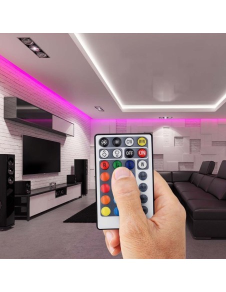 Infrarot-Fernbedienung und WiFi-Controller, 3-in-1 + RGB, 28 Tasten, kompatibel mit Sprachassistenten - V-TAC VT-2429 2900