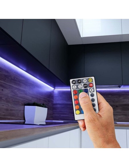 Infrarood-afstandsbediening en WiFi-controller, 3-in-1 + RGB, 28 toetsen, compatibel met spraakassistenten - V-TAC VT-2429 2900