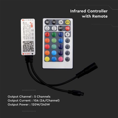 Infrared remote control and WiFi...