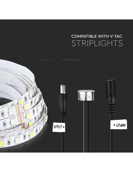 Tiptoets voor LED-strips, met instelbare helderheid - V-TAC VT-2411 3341