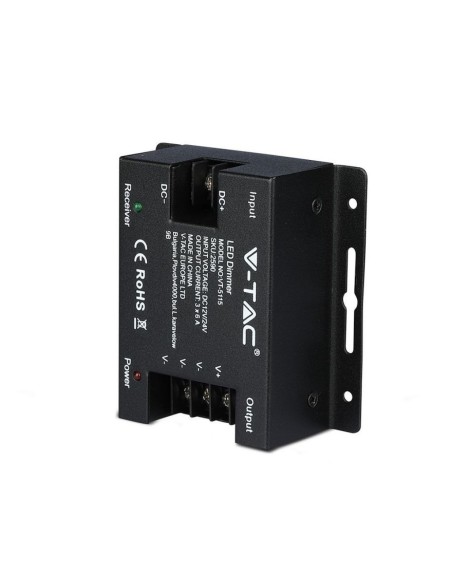 Funkfernsteuerung und Controller für LED-Streifen, schwarz - V-TAC VT-5115 2590