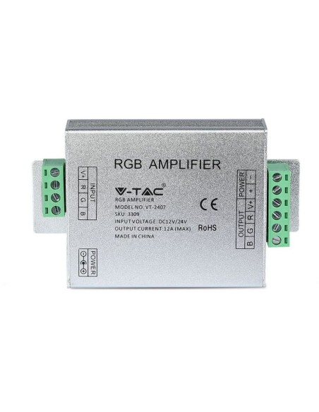 LED strip amplifier, 3 channels, RGB - V-TAC VT-2407 3309