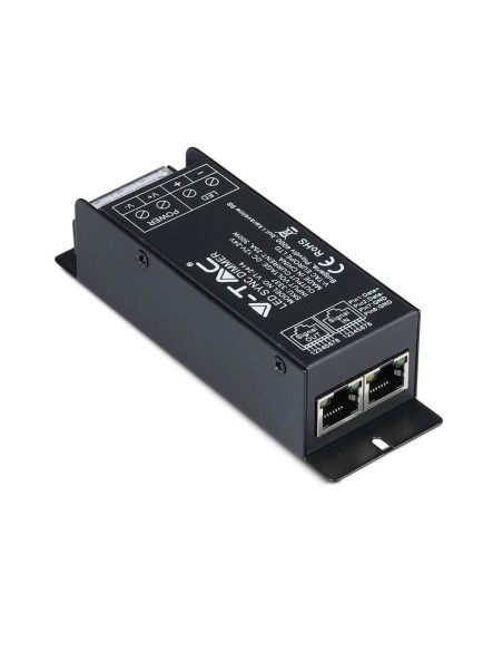 Draadloze afstandsbediening en dimbare controller voor LED-strips, met RJ45-poort, 300W, zwart - V-TAC VT-2414 3337