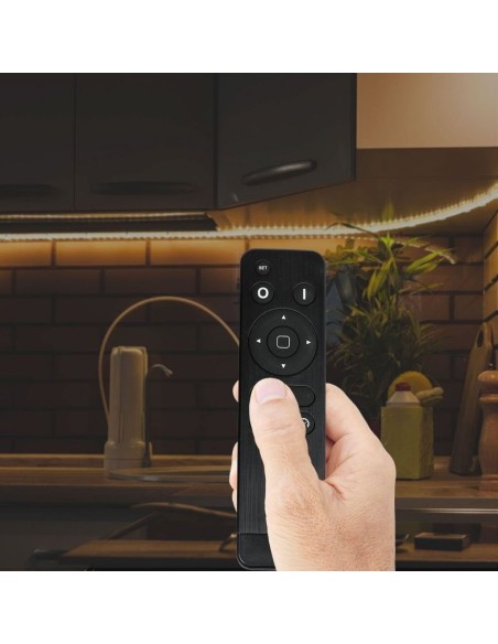 Draadloze afstandsbediening en dimbare controller voor LED-strips, met RJ45-poort, 300W, zwart - V-TAC VT-2414 3337