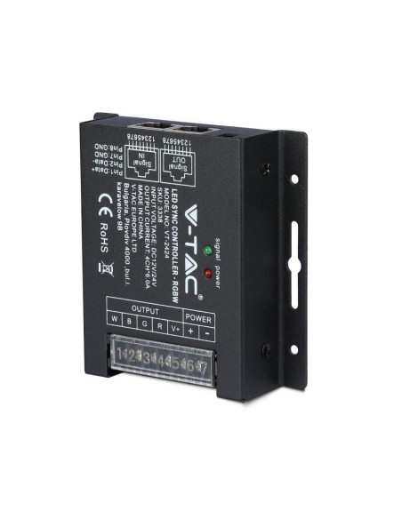 Télécommande radio et contrôleur de gradation pour bandes LED, avec port RJ45, 24 touches - V-TAC VT-2424 3338