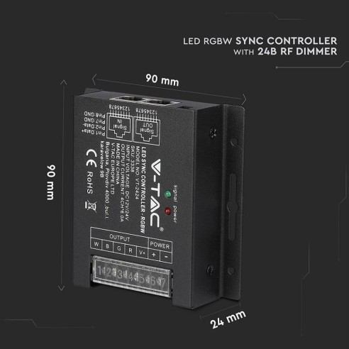 Radiocomando e controller dimmerabile...