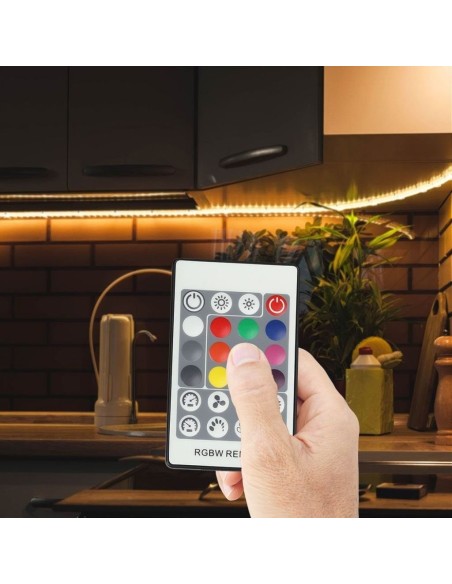 Télécommande radio et contrôleur de gradation pour bandes LED, avec port RJ45, 24 touches - V-TAC VT-2424 3338