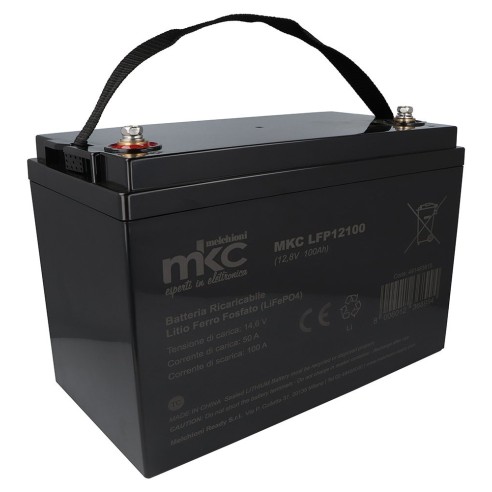 LiFePO4 battery, 12V, 100Ah,...