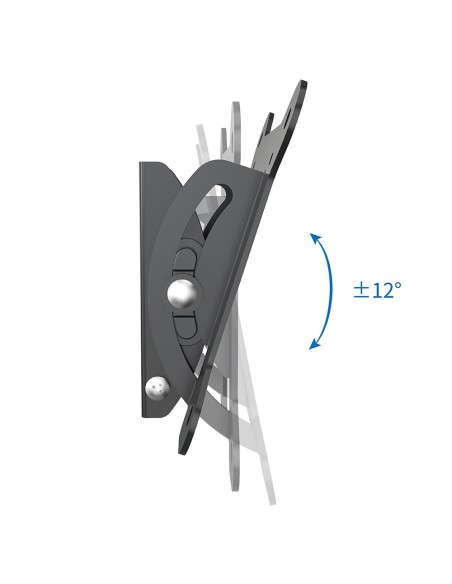 Kantelbare wandbeugel voor TV 10-27 inch, zwart, draagvermogen 18 kg - IRRADIO STV-IR-1027-TILT
