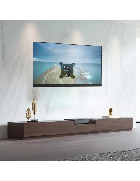 Neigbare Wandhalterung für 10-27 Zoll TVs, schwarz, Traglast 18 kg - IRRADIO STV-IR-1027-TILT