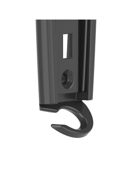 One-joint wall mount for 10-27 inch TVs, black, 20 kg capacity - IRRADIO STV-IR-1027-1