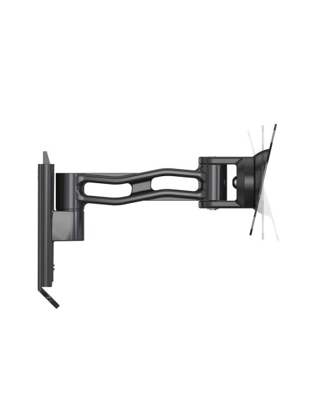 Zwei-Gelenk-Wandhalterung für 10-27 Zoll TVs, schwarz, Traglast 20 kg - IRRADIO STV-IR-1027-2