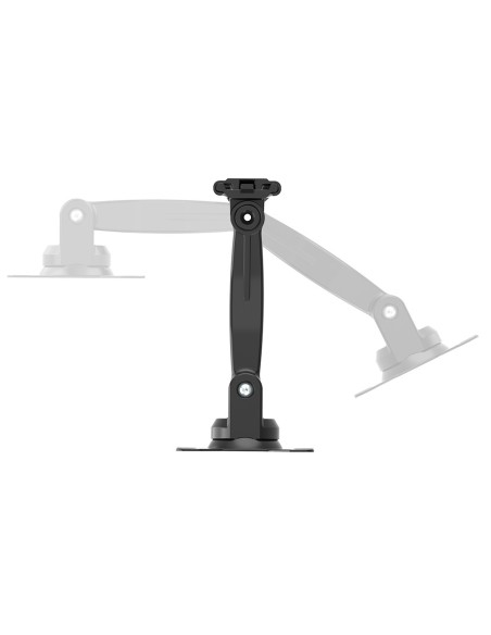 Two-joint wall mount for 10-27 inch TVs, black, 20 kg capacity - IRRADIO STV-IR-1027-2