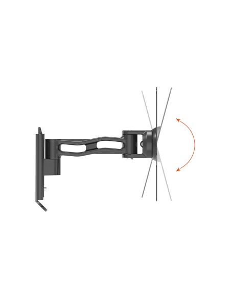 Two-joint wall mount for 17-42 inch TVs, black, 30 kg capacity - IRRADIO STV-IR-1742-2
