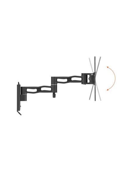 Three-joint wall mount for 17-42 inch TVs, black, 30 kg capacity - IRRADIO STV-IR-1742-3