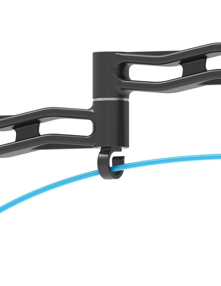 Three-joint wall mount for 17-42 inch TVs, black, 30 kg capacity - IRRADIO STV-IR-1742-3