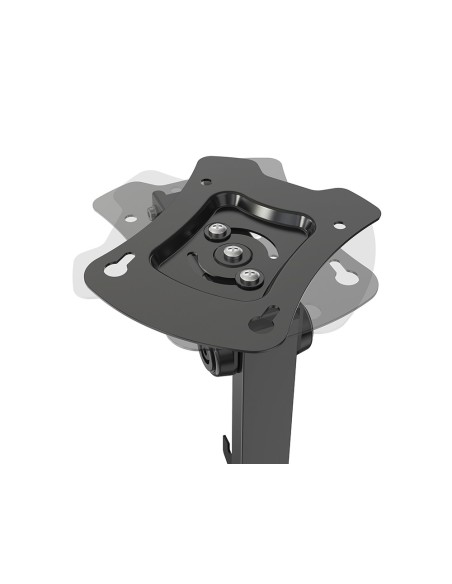Support plafond TV descente réglable 272-332 mm pour 17-42 pouces, noir - IRRADIO STV-IR-1742-S