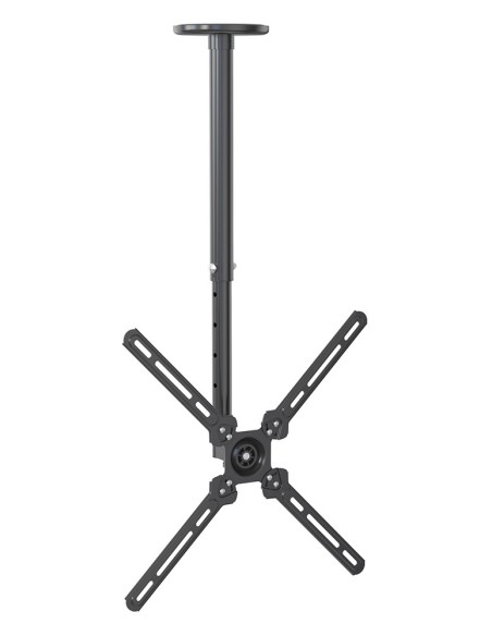 Decken-TV-Halterung mit verstellbarem Abfall 444-794 mm für 22-55 Zoll, schwarz, Traglast 45 kg - IRRADIO STV-IR-2255-S
