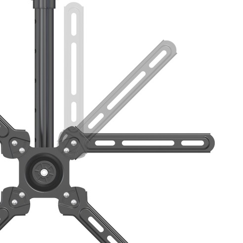 Ceiling TV mount with adjustable drop...