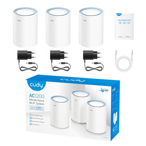 AC1200 Wi-Fi Mesh System, 3 units,...