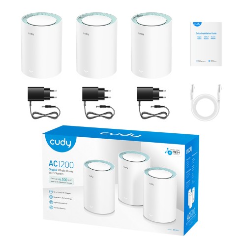 Gigabit AC1200 Wi-Fi Mesh System, 3...