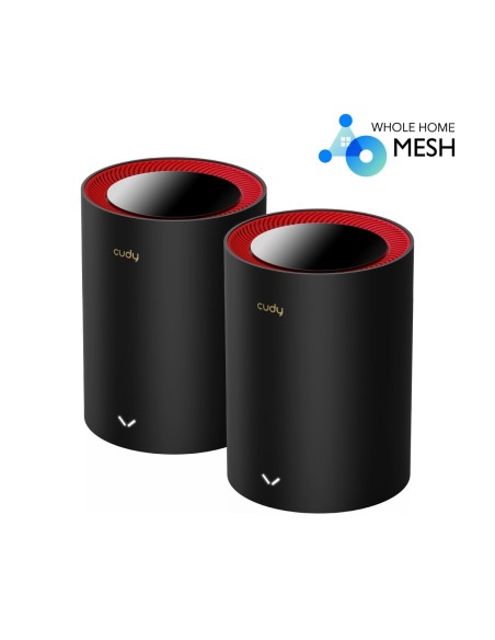 AX3000 Wi-Fi 6 Mesh System with 2.5G port, 2 units, extended coverage, dual band - Cudy M3000 (2-pack)