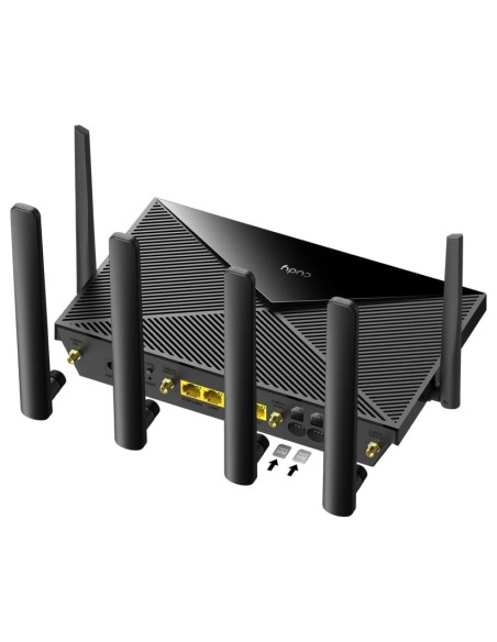 AC1200 Wi-Fi 4G LTE Cat.12 Gigabit Router met dubbele Nano SIM slots, 4 Gigabit Ethernet poorten en multi-VPN - Cudy LT12