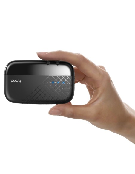 Hotspot Mobile 4G LTE Cat.4 avec Wi-Fi N, chipset Qualcomm, batterie 2000 mAh et modem 4G interne - Cudy MF4