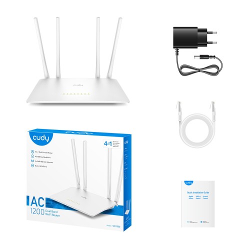 Routeur AC1200 Wi-Fi avec 5 ports...